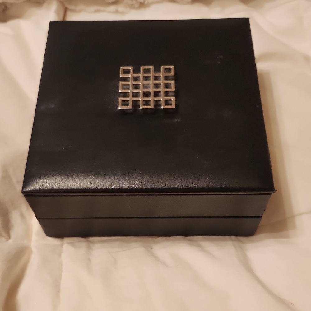 Glenor Co 3 Piece Black Jewelry Box